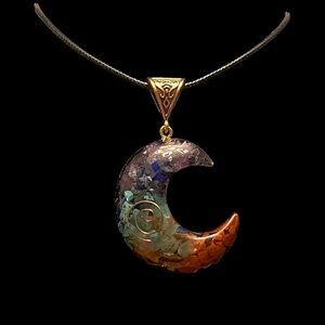 Moon Pendant Necklace